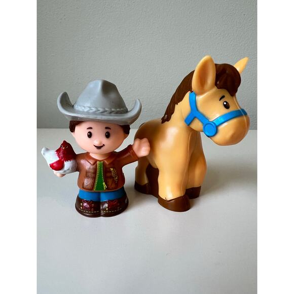Fisher-Price Little People Farmer & Horse Animal Figure - Picture 1 of 5